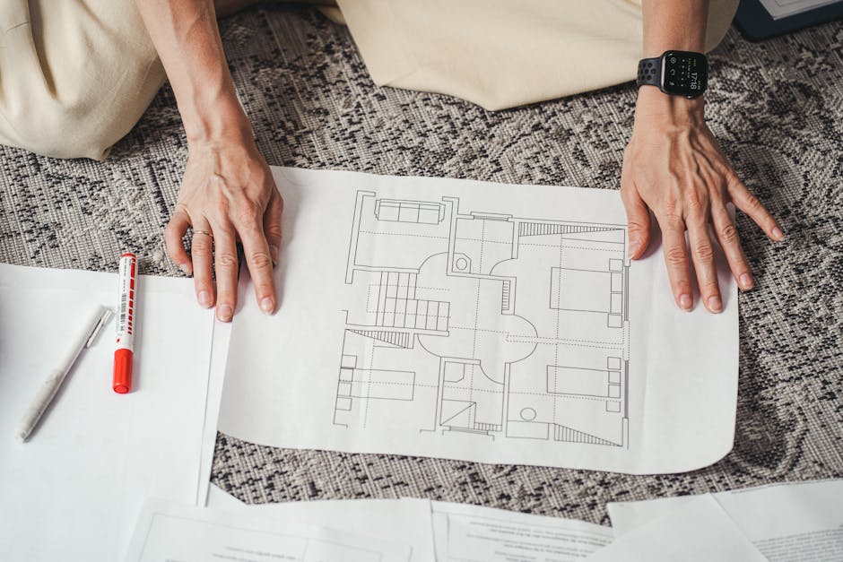 Kitchen floor plan blueprints